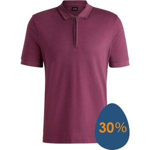 BOSS - Casual Polo - Regular Fit - Blauw - Katoen