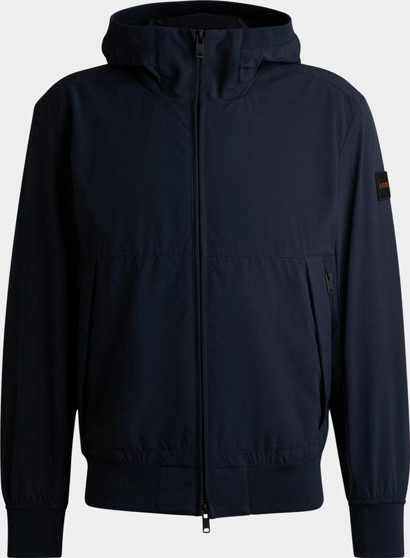 BOSS Orange - Zomerjack - Blauw - 90% Polyamide, 10% Elastaan