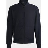 BOSS - Sweatshirt - Grijs - Katoenmix - Gewatteerde Voorkant