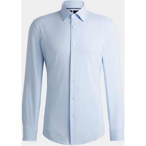 BOSS Black - Overhemd - Blauw - Gerecycled Polyamide/Elastaan