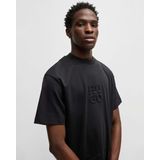 Debostac - Shirt met Logo, Kwartmouw, Ronde Hals, Zacht Jersey