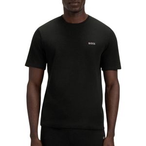 BOSS - Pyjama-T-Shirt - Wafelstructuur - Groen - Katoen/Polyester