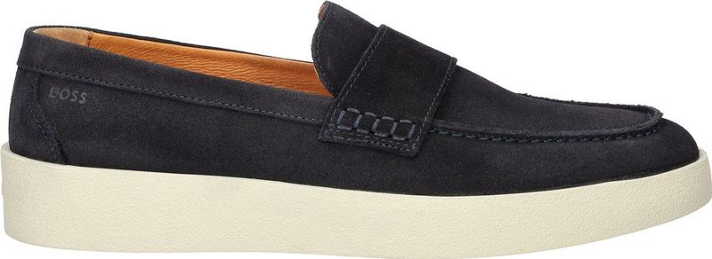 Boss - Clay - Loafer - Donkerblauw - Suède - Imitatieleer