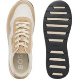 Sneakers - Titanium - Laag - Leer en Suède - Color-Blocking