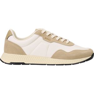 Sneakers - Titanium - Laag - Leer en Suède - Color-Blocking