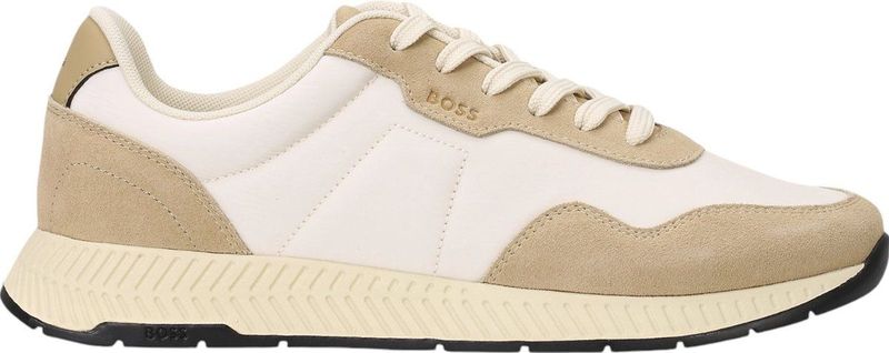 Sneakers - Titanium - Laag - Leer en Suède - Color-Blocking