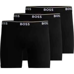 HUGO BOSS Power - Boxershorts - Zwart - Stretch Katoen - 3-Pack