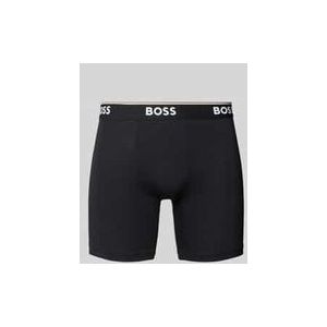 BOSS - Boxer Brief Long - 3-Pack - Zwart - Katoen/Elastaan