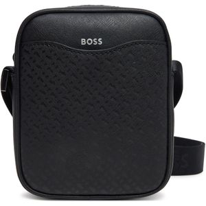 BOSS - Zair NS Zip Bag - Schoudertas - Zwart - Polyurethaan