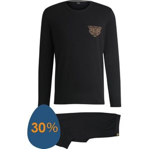 BOSS - 50514892 - Pyjama - Zwart - Homewear - Lange Mouwen - Katoen