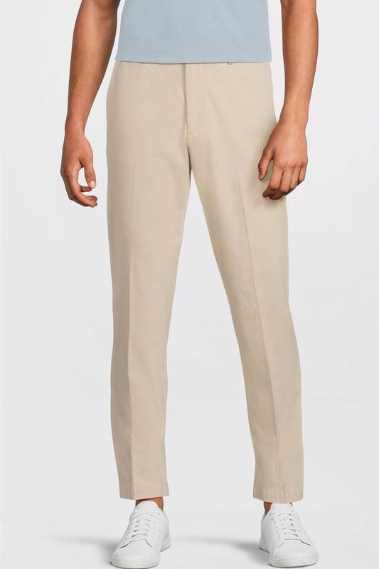 Boss Menswear H-Kaito Chino - Beige Heren Chino met Slanke Pasvorm