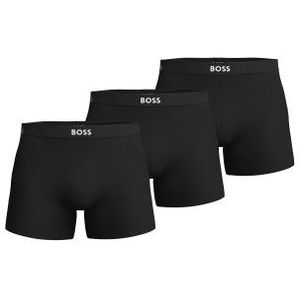 Hugo Boss - Ondergoed - Boxershorts - Zwart - Katoen - Pak van 3