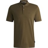 BOSS - Pallas - Polo - Groen - 100% Katoen - Korte Mouwen