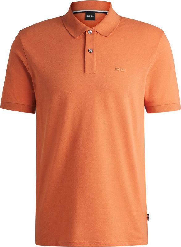 BOSS - Pallas - Poloshirt - Oranje - 100% Katoen
