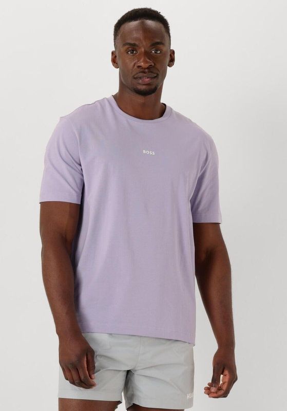 Boss Menswear - T-shirt - Zwart - Katoen - Met Logo