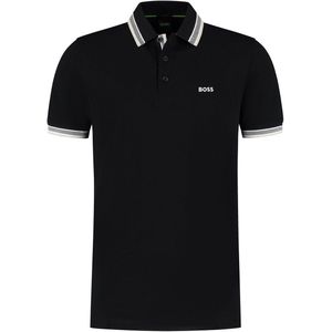 BOSS Green Polo - Korte Mouw - Grijs - Katoen