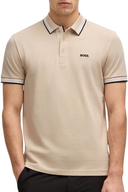 Boss - Paddy - Poloshirt - Blauw - Katoen