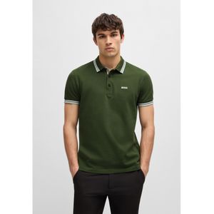 BOSS Green - Paddy - Poloshirt - Groen - Katoen