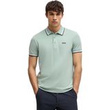 BOSS - 50469055 Paddy - Poloshirt - Turquoise - Katoen - Korte Mouwen