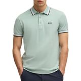 BOSS - 50469055 Paddy - Poloshirt - Turquoise - Katoen - Korte Mouwen