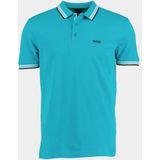 BOSS - 50469055 Paddy - Poloshirt - Turquoise - Katoen - Korte Mouwen