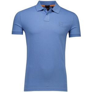 Boss - Polo Passenger - Poloshirt - Middenblauw - Katoen/Elastaan