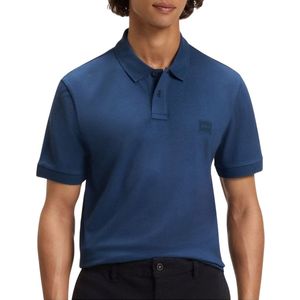 Boss - Casual Passenger Polo - Korte Mouw - Blauw - Katoen