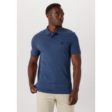 BOSS Orange Polo - Korte Mouw - Blauw - Katoen/Elastaan