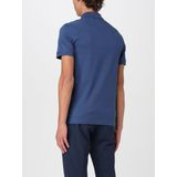 BOSS Orange Polo - Korte Mouw - Blauw - Katoen/Elastaan