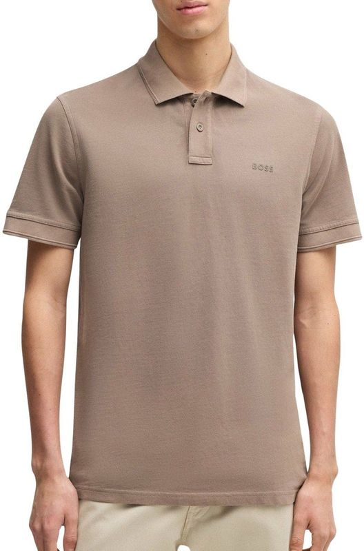 Hugo - Bruin - Poloshirt - Korte Mouwen - Heren
