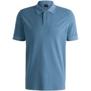 BOSS Orange - Prime - Poloshirt - Blauw - Katoen