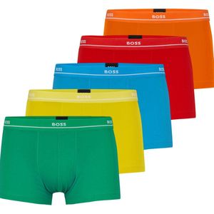 HUGO BOSS Trunks (5-Pack) - Rood, Oranje, Geel, Groen, Blauw
