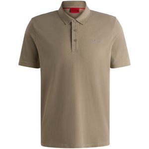 Donos - Polo - Bruin - 100% Katoen