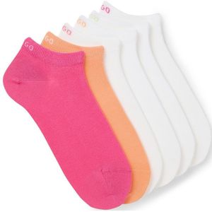 HUGO - Sportieve Sokken - Zes Paar - Katoenmix - Enkelhoogte