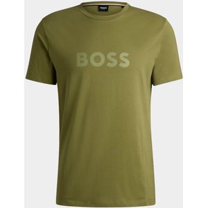 BOSS - 50491706 - T-shirt - Groen - Katoen - Korte Mouwen