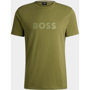 BOSS - 50491706 - T-shirt - Groen - Katoen - Korte Mouwen