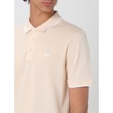 HUGO BOSS - Polo - Oranje - 100% Katoen - Effen - Korte Mouwen