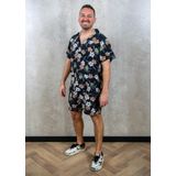 BOSS - Piranha Print - Zwembroek - Beige - 100% Gerecycled Polyester