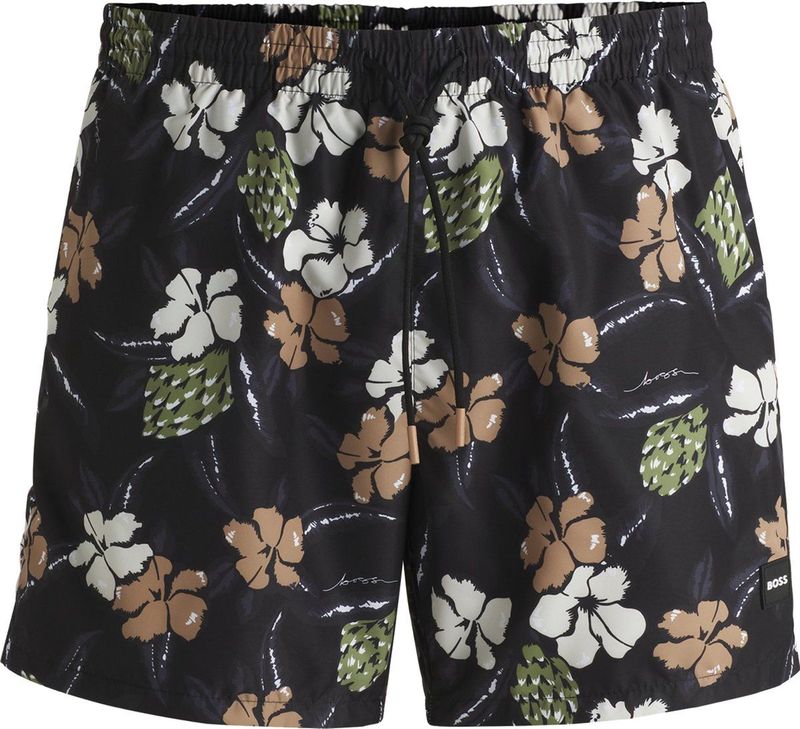 BOSS - Zwembroek - Donkerblauw Blauw - 100% Polyester