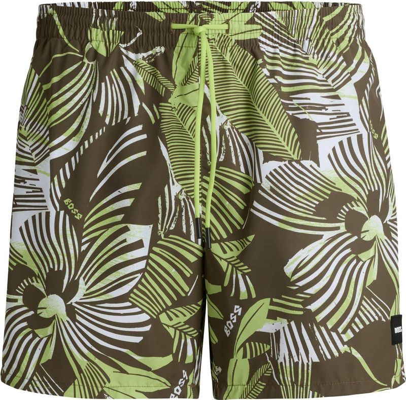 HUGO BOSS - Piranha - Zwembroek - Groen - Dessin