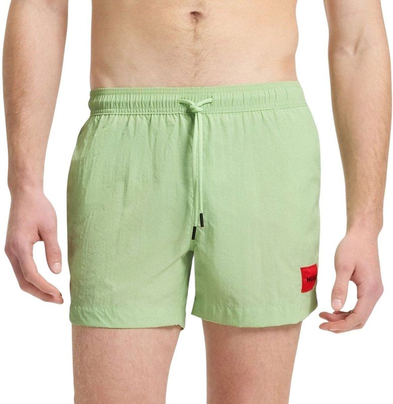 HUGO - Dominica 01 - Zwembroek - Rood - Sneldrogend Materiaal, Gecertificeerd Gerecycled Polyamide