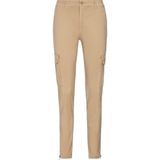 Slim-fit cargobroek van stretchkatoen