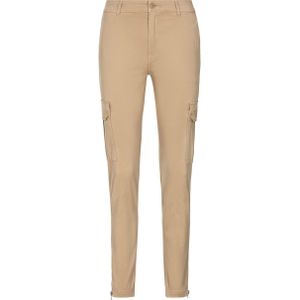 Slim-fit cargobroek van stretchkatoen