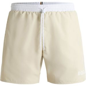BOSS Zwembroek Starfish Off-White - Regular-Fit
