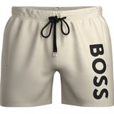 BOSSvoor mannen. 50515296 Octopus zwempak wit (L), Strandkleding, Polyamide, Duurzaam