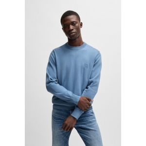Hugo Boss - Kanovano - Gebreide Trui - Lichtblauw - Zachte Stof
