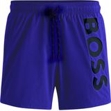 Hugo Boss - Octopus - Zwembroek - Blauw - Lichtgewicht Materiaal, Elastische Tailleband met Trekkoord