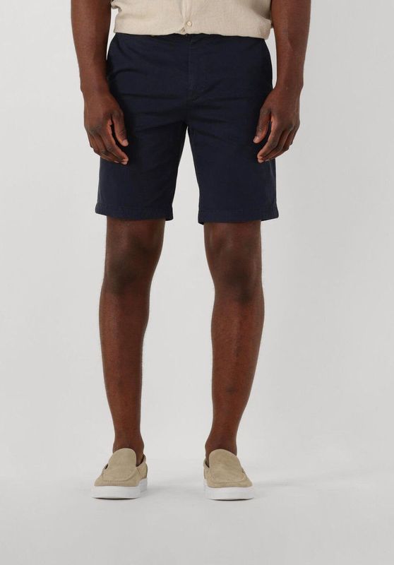 Hugo Boss - Korte Broeken - Heren - Blauw - Katoen - Moderne Chino-Slim Shorts