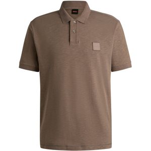 BOSS Orange - Poloshirt - Blauw - Katoen