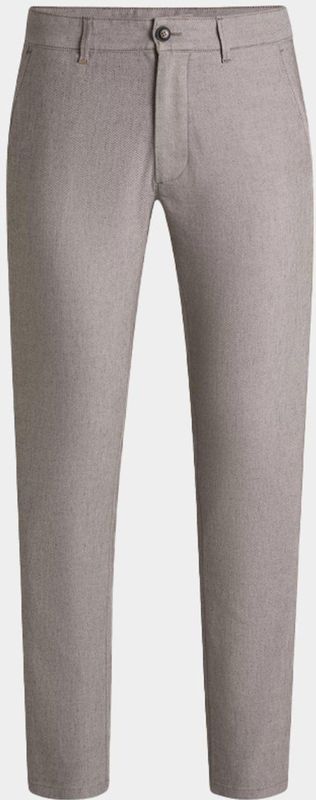 BOSS - Slim-fit Broek - Stretchtwill - Katoen en Linnen